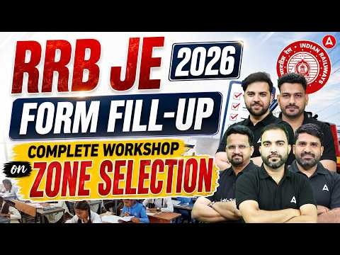 RRB JE Form Fill UP 2026 | RRB JE 2026 Notification | RRB JE 2026 Form Fill Up | RRB JE Vacancy 2026