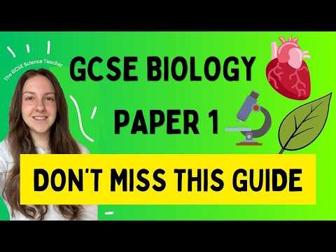 Ultimate Last Minute GCSE Biology Paper 1 Revision (Walkthrough 2026)