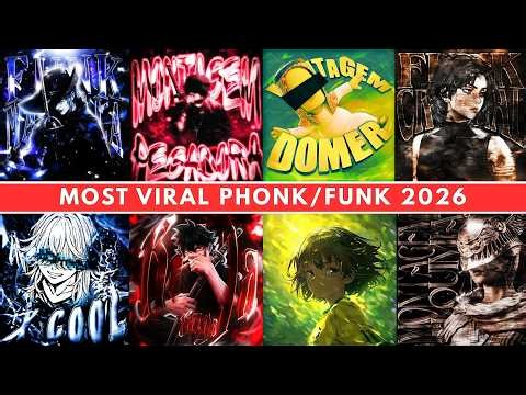 TOP 10 MOST VIRAL PHONK/FUNK 2026 🎵🔥 PLAYLIST