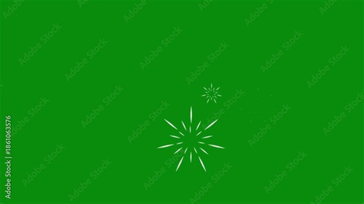 Circle firework display animation, over glowing line burst, on green screen background. glowing ellipse blast with shiny pop-up explosion effect, circle bursting firework motion graphics. 4k video