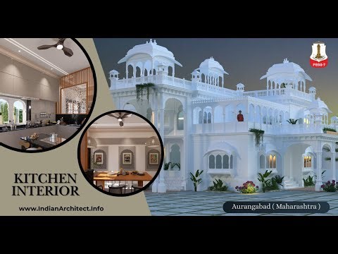 P898 - 7 - Heritage Haveli Interior - Kitchen + Dining (Ground Floor) At Aurangabad, Maharashtra