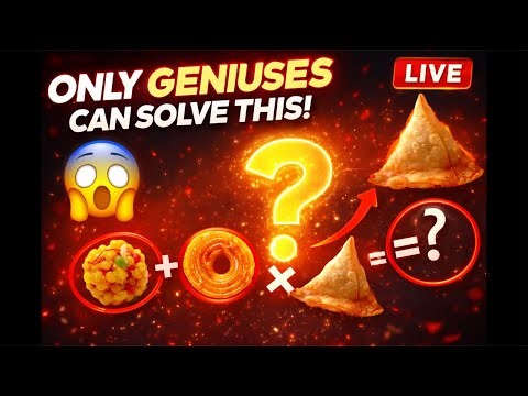 ONLY GENIUSES CAN SOLVE THIS FOOD PUZZLE! 🤯 LIVE
