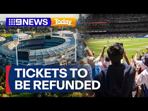Cricket fans to have tickets refunded over MCG pitch criticisms | 9 News Australia
