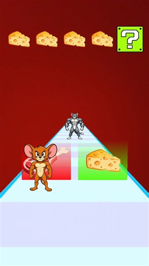 Tom and Jerry Running Game Challenge: Cheese vs Meat Tom and Jerry Runner Game - You Lose! #gameplay