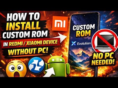 How to Install Custom ROM on Any Android (No PC, No TWRP, Unlocked Bootloader) | Android 16 Tutorial