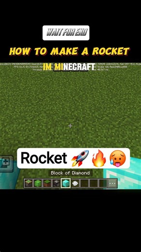 How to Make Rocket in Minecraft 🚀 | Easy Firework Rocket Tutorial (Step by Step)