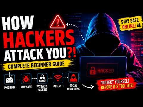 How Hackers Actually Attack People 😳 | Beginner Cybersecurity Guide