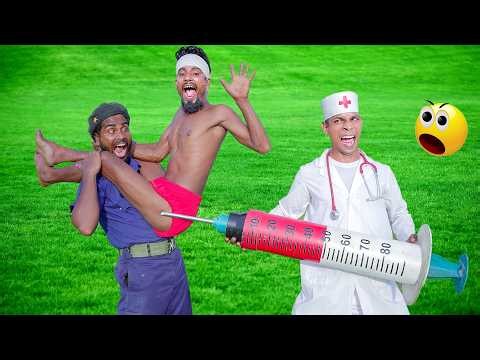 Must Watch New Doctor Comedy Video 2026 Amazing Injection Wala Comedy Video Try To Not Laugh Ep 53