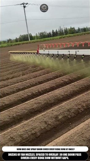 Boom Sprayer Covers Every Ridge Row In One Pass