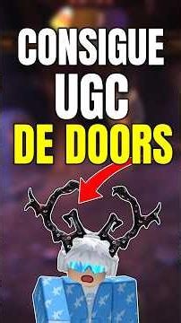 CONSIGUÉ el NUEVO UGC de DOORS del EVENTO THE HOLLOW #roblox #thehollow