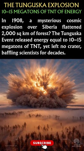 The mystery behind the 15 megaton TNT explosion over siberia - #TunguskaEvent,#SiberiaMystery