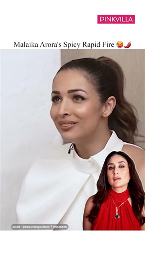 Malaika Arora 🥵🌶️ Answers Her SPICIEST Rapid Fire Yet 🔥 #shorts #malaikaarora #rapidfire #spicy