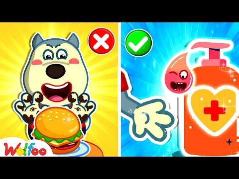 Let's Wash Your Hands! Healthy Habit for Kids | Cartoons For Kids | Wolfoo Family