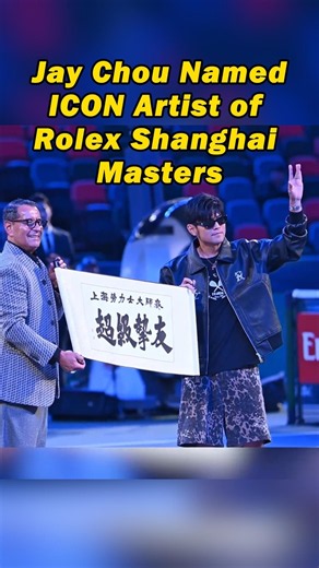 Jay Chou Named ICON Artist of Rolex Shanghai Masters