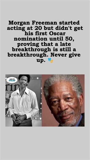Morgan Freeman Got His First Oscar Nom at 50—It's Never Too Late 🎬🔥 #shorts