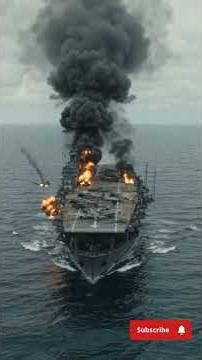 Battle of Midway: The 4 Japanese Carriers America Destroyed ⚔️ #WW2 #HistoryShorts #Midway