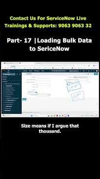 Part - 17 | Loading Bulk Data to ServiceNow