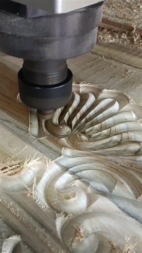 2.5 D v-carving #shorts #shortvideo #woodworking