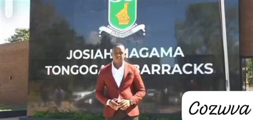 Lt. Col Sean Mnangagwa delivers remarks after the conferment of his new rank badges, expressing heartfelt gratitude to the President &Commander-in-Chief of the ZDF After 16yrs of dedicated service in the Army@ZimFirstLady @wicknellchivayo @PresFunds @CollinsTakunda @edmnangagwa