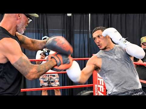 Jai Opetaia FULL MEDIA WORKOUT ahead of inaugural Zuffa Boxing debut vs Galton!
