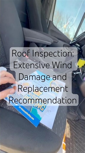 Roof Inspection: Extensive Wind Damage and Replacement Recommendation