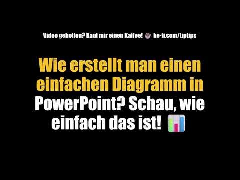 Wie erstellt man einen einfachen Diagramm in PowerPoint? Schau, wie einfach das ist! 📊