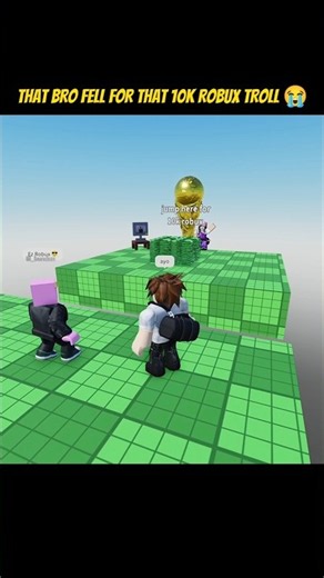 Bro Fell For This 10K Robux Troll In Troll Tower 😭 #roblox#fyp