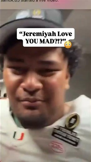 Miami players had a message for Notre Dame after their CFP win 👀 #CFP #CFB #Miami #NotreDame #win