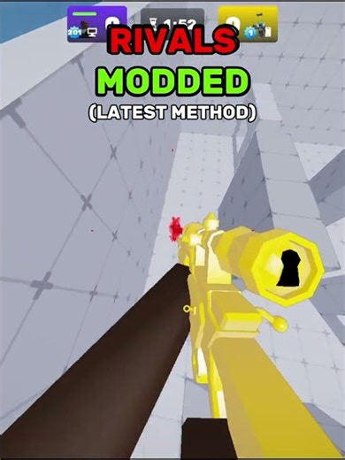 How to Play MODDED RIVALS (PT. 2) 🔥💀 #roblox #rivals