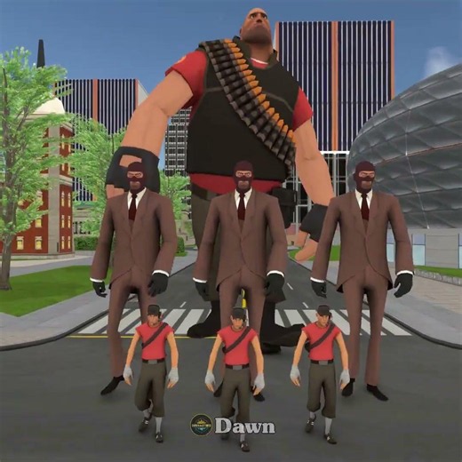 Team Fortress vs Team Fortress Robot: ¿Qué equipo ganará? #tf2 #teamfortress2 #shorts #teamfortress