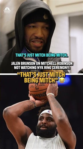 Jalen Brunson 'just happy' Mitchell Robinson scored a payday