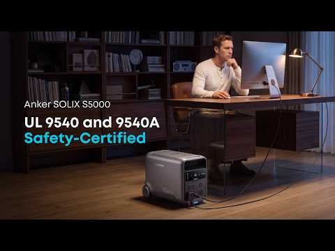 Anker SOLIX S5000 | UL9540 & UL9540A Certified