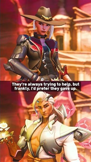 Ashe & Lifeweaver Interaction | Overwatch #overwatch #ow