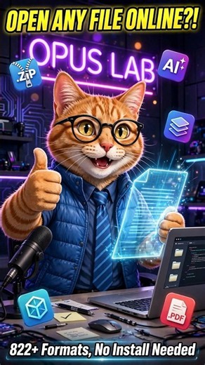 Open ANY File Online?! 822+ Formats Without Installing Anything!