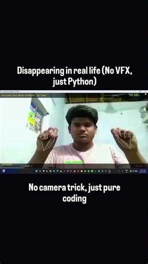 How I Built an "Invisibility Cloak" Using Python (No VFX)
