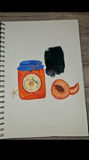 Gouache Still life painting ✨️ #stillife #art #gouachepainting