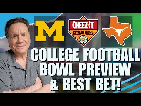 Citrus Bowl Picks! Michigan vs Texas Predictions and BEST Bets | Wednesday CFB Bowl Preview