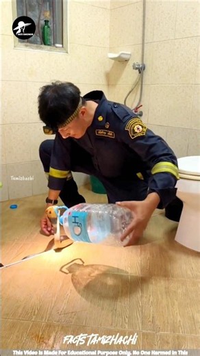 Firefighter is Helping a Snake Friend😍| Facts Tamizhachi_#shorts