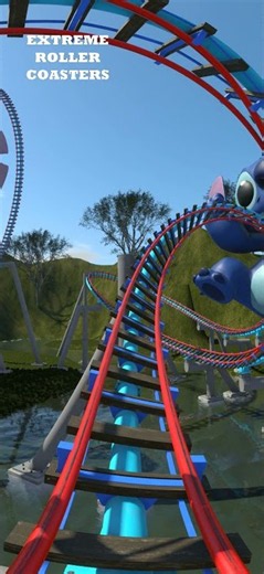 Lilo & Stitch VR Roller Coaster Ride #Shorts
