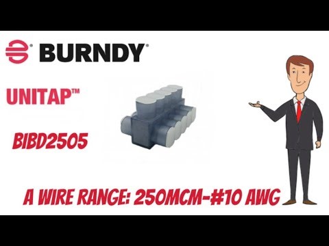 Burndy Unitap BIBD2505 Insulated Tap