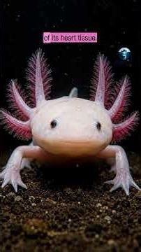 The Bizarre Animal That Can Regrow Its Heart 🫀 #Axolotl #ScienceFacts #NatureIsMetal #biologyfacts