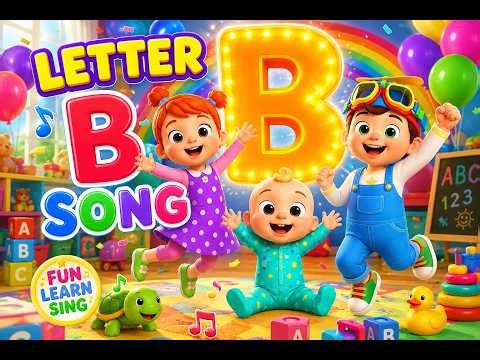 ABC Letter B Song for Kids 🎵 | Learn Alphabet B with Fun Dance