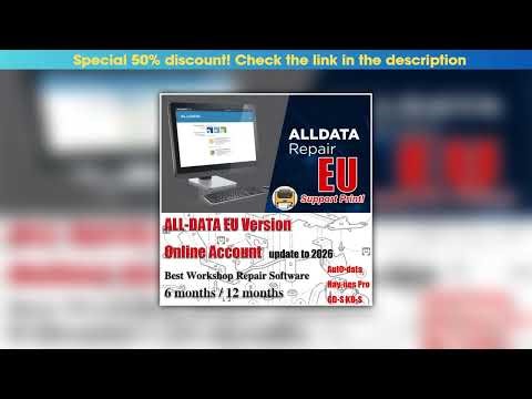 Review Alldata EU Online Account Auto All Data EU Haynes PRO Workshop Car Repair Software Database•
