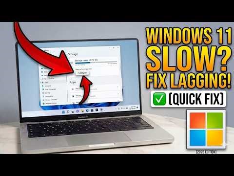 Windows 11 Lagging? Fix Slow Performance in 2 Minutes! (2026)