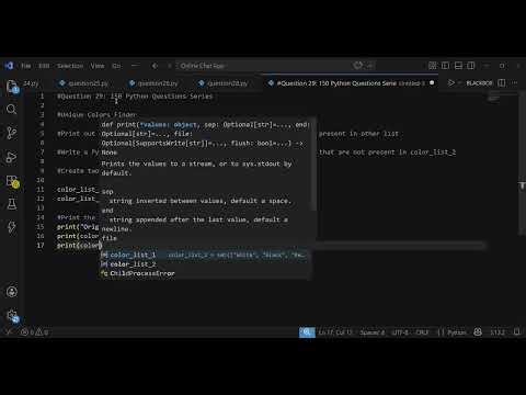 (29) Find What’s Missing! Python Trick to Compare Two Lists Instantly | 150 Python Questions Series