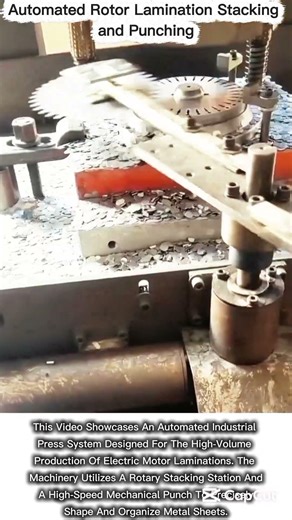 High-Speed Automated Rotor Lamination Stacking & Punching