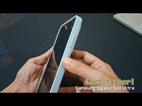 How to Lock Your Phone Instantly with the Side Key (Samsung Galaxy S26 Ultra)