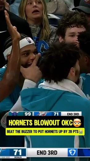 The Hornets BLOWOUT OKC Thunder😭