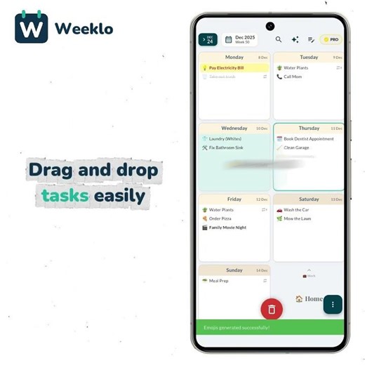 Weeklo: The Beautifully Simple Weekly Planner App #weeklyplanner #digitalplanner
