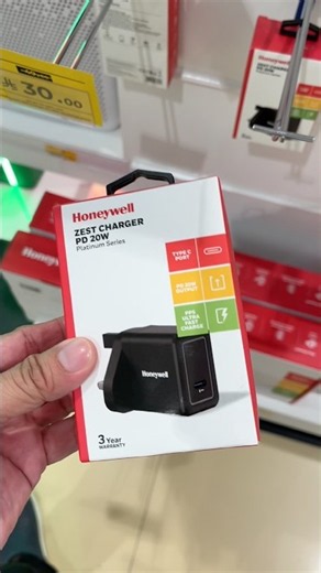 HONEYWELL ZEST CHARGER 20W PD #fyp #tech #gadgets #smartphone #youtube #shorts #android #apple #php